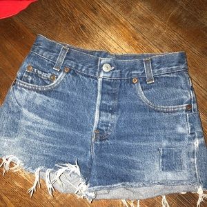 Vintage 501 levis shorts